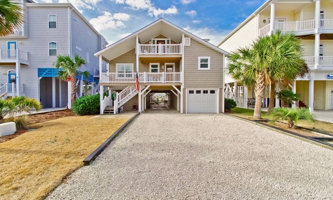 Ocean Isle Beach House | Welcome to Rhythm of the Sea! Family friendly canal front home!