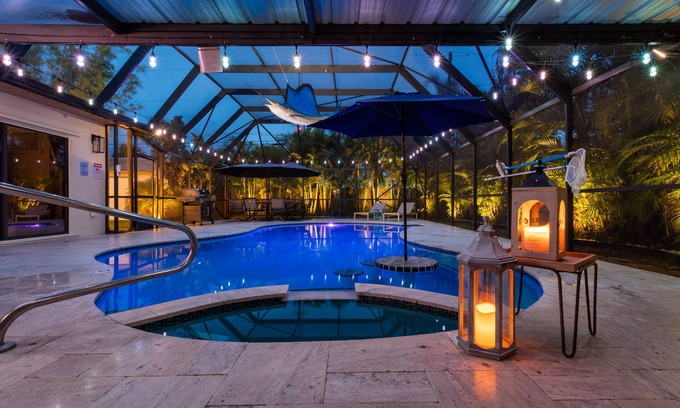 Delray Beach House | Welcome to Sailfish Cove, Heated Saltwater Pool & Spa.