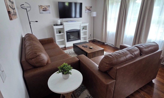 Windsor Locks House | Welcome to The Hangar, a newly remodeled travel-themed stay, 4 minutes from BDL.