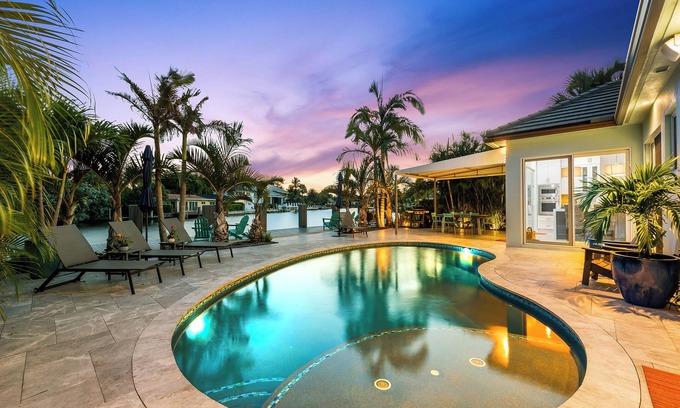 Coral Shores House | Welcome to the Bahama Breeze, A Sunny Waterfront Heated Pool Home!