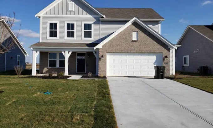 Maxwell House | Welcome to Woodhaven! Brand new home on a quiet pond in a great neighborhood.