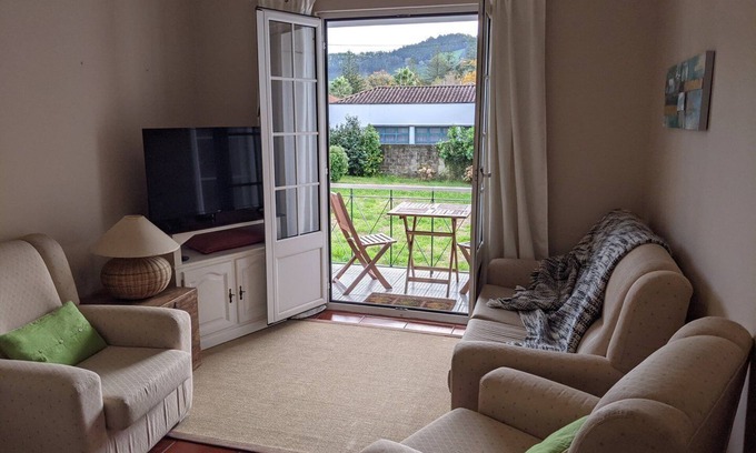 Furnas Apartment | WelcomeBuddy - Verde e Dourada - Heart of Furnas
