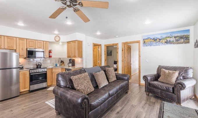 Ouray Condo | Welcoming Mountain Condo- Steps Away from Main Street- Pet Friendly!