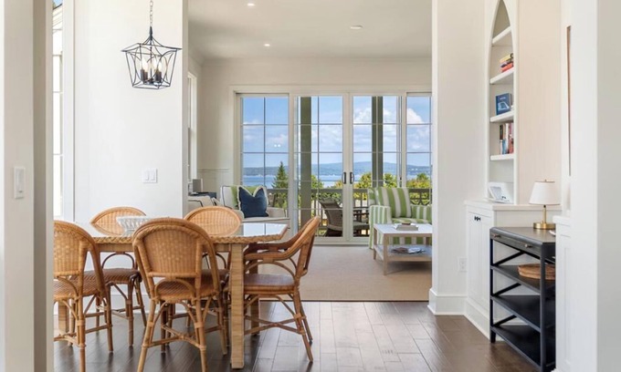 Petoskey House | Welcoming! Professionally Decorated with Panoramic Lake Views. One of a kind!