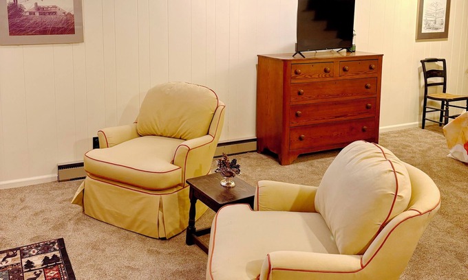 Charlottesville Apartment | Welcoming studio with wood burning fireplace, in charming Charlottesville