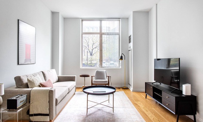 East Cambridge Apartment | Well-located Kendall Square 1BR w/courtyard, by Blueground