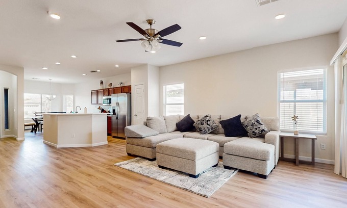 Coldwater Springs House | West Phoenix home with enclosed yard, patio, BBQ, & updated interior