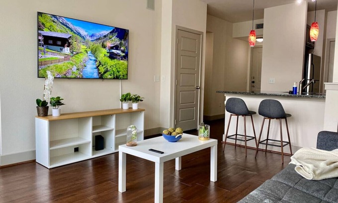 Woodlake - Briar Meadow Apartment | Westchase Long term Pool King Bed fully equipped