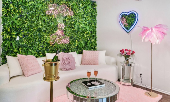 Westlake Village Apartment | Westlake Village Glam Escape. Balcony + Pool/Jacuzzi Views
