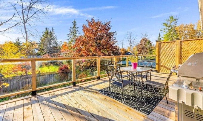 Alcona House | WGTA - 2282 Crystal Beach Rd (Upper) · Cozy Modern 2BR Home+WFH Setup+Fireplace+BBQ Grill