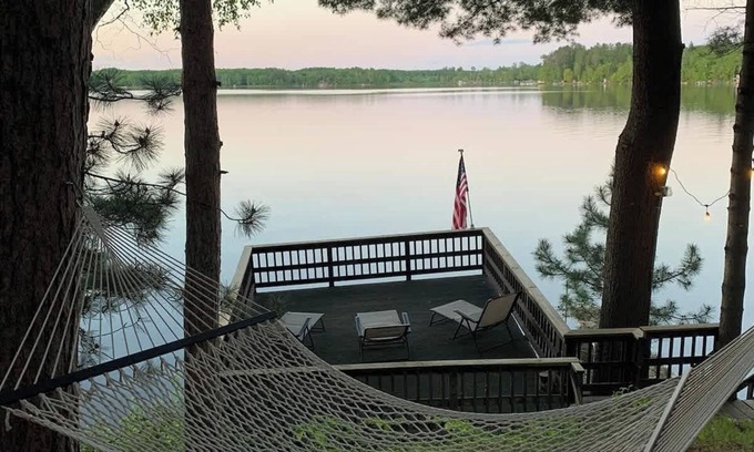 Sturgeon Lake Cabin | WhisperingPines on Sand Lake! SAUNA-GOLF-Fish-SWIM