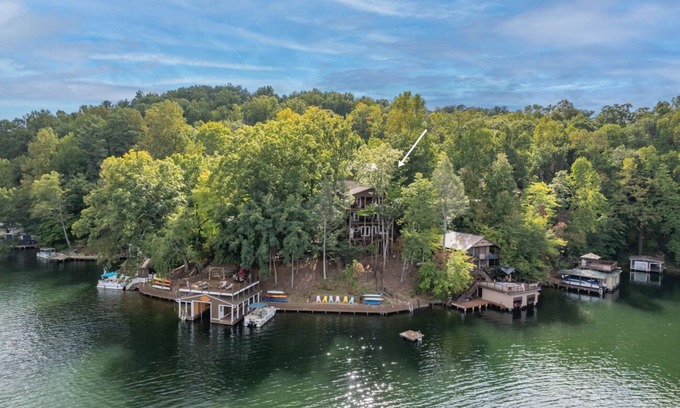 Sunset Cove House | White Oak Point | Historic, Lakefront Cabin on Lake Lure