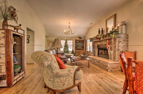 Boswell House | White River Getaway with Fire Pit and Trout Fishing!