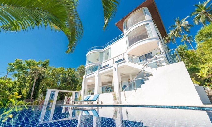 Na Thon Villa | White Stone - Private Pool Sea View Villa