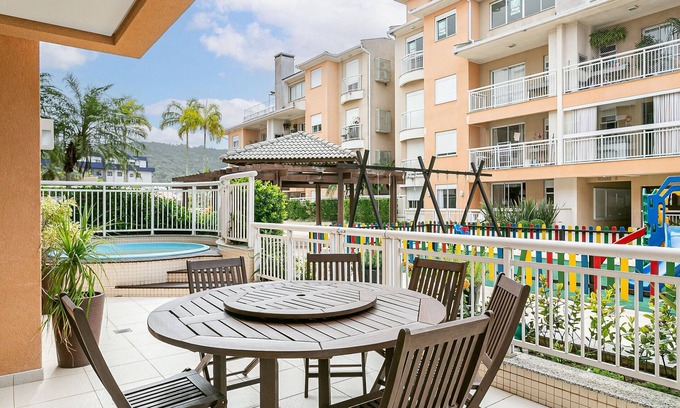 Ingleses Norte Apartment | WI-FI 700MB | Swimming Pool | Barbecue Grill #IA25