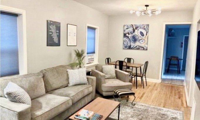 Noble Square Apartment | Wicker Park 2Bdrm Near Downtown & Salt Shed Weekend Special 149.00 August 22-24