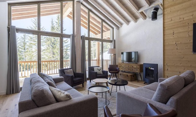 Les Eucherts Apartment | Wifi, sauna, terrace, balcony, parking, tv, ski locker, 90m², La Rosière