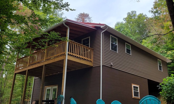 French Creek Cabin | Wildwood cabin at Paradise in the Woods on the Buckhannon River