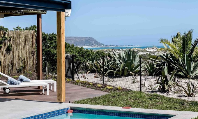 Noordhoek Villa | Willow Beach House right on the sand dunes of Noordhoek's Long Beach