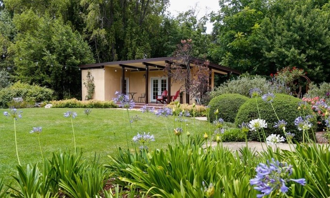 Napa Cottage | Wine Country surrounded by vineyards, bordered by a creek, on 7 acr