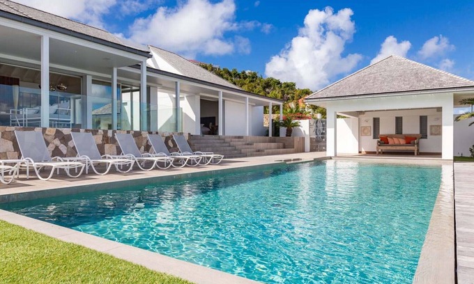 Morne Criquet Villa | Wine Note - Elegant Villa in St Barts - Ocean Views