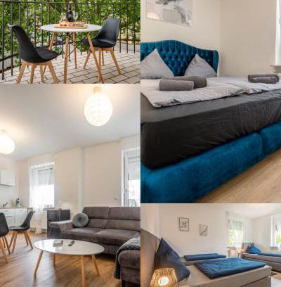 Frankenthal Apartment | WineDesign Boxspring 8 Pers BASF Nähe Ludwigshafen und Mannheim