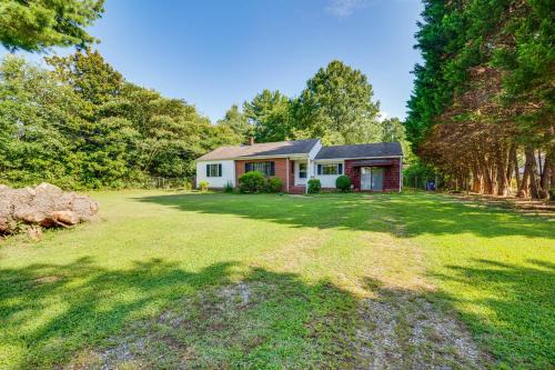 Winston - Salem House | Winston-Salem Home on 2 Acres - Spacious Deck!