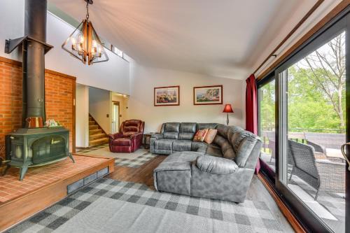 Bassett House | Wisconsin Vacation Rental Retreat with Deck