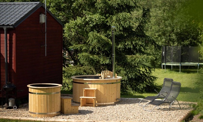 Dolni Branna House | Wonderful private villa for 4 people with hot tub, WIFI, TV, terrace, pets allowed and parking