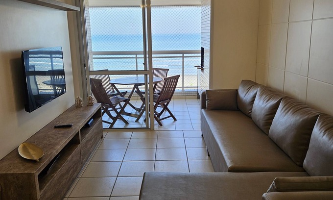 Guilhermina House | Wonderful apartment fully facing the sea ! With barbecue + Wifi
