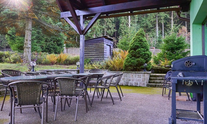 Smrzovka House | Wonderful private villa with private pool, WIFI, TV, terrace, panoramic view and parking