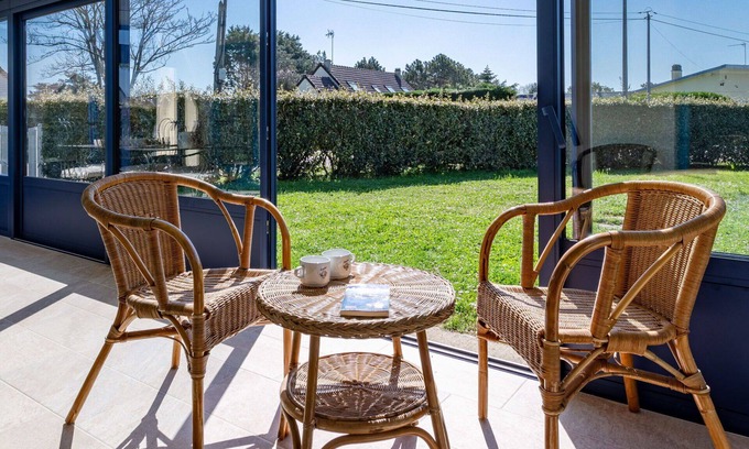 Saint-Germain-sur-Ay House | Wonderful private villa for 4 people with WIFI, TV, terrace, pets allowed and parking