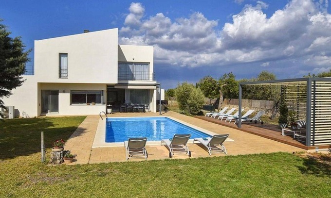 Consell House | Wonderful private villa with WIFI, private pool, A/C, TV, patio, panoramic view and parking