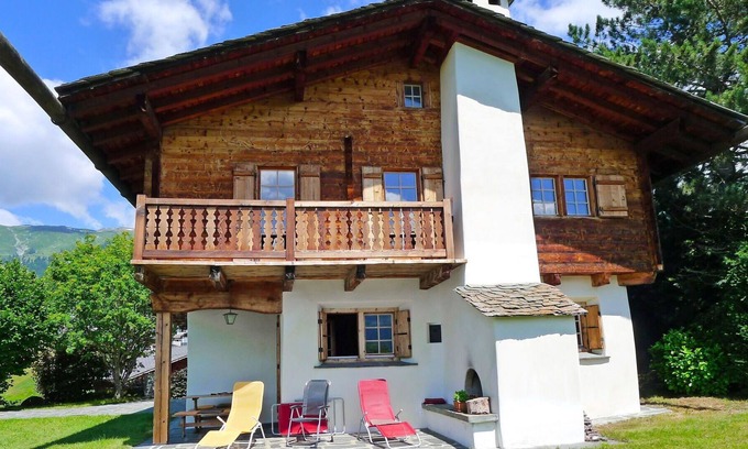 Falera House | Wonderful private villa for 7 guests with WIFI, balcony, panoramic view and parking