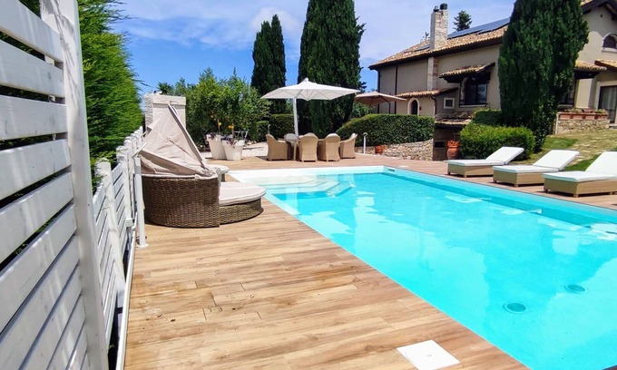 Vasto Villa | Wonderful private villa for 10 guests with A/C, WIFI, private pool, TV, panoramic view and parking