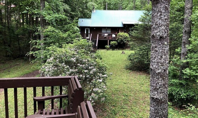 Suches Cabin | Wonderful Tree House Getaway on the Toccoa River, for Glamping in Suches, Georgia