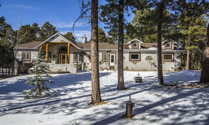 Colorado Springs House | Wooded Wonder - 4 bed 4 bath home on 2.5 acres - Open for USAFA 2024 Graduation