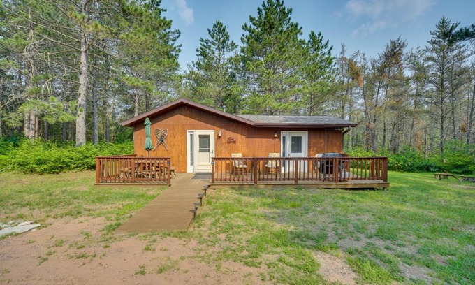 Brule House | Woodland Cabin with Fishing, ATV and Snowmobile Trails