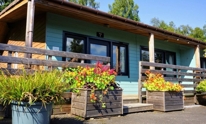 Killin Cabin | Woodland Pine Lodge by Killin, Loch Tay