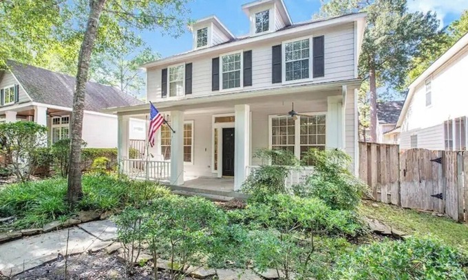 Alden Bridge House | Woodlands home (including garage apartment) across from neighborhood park