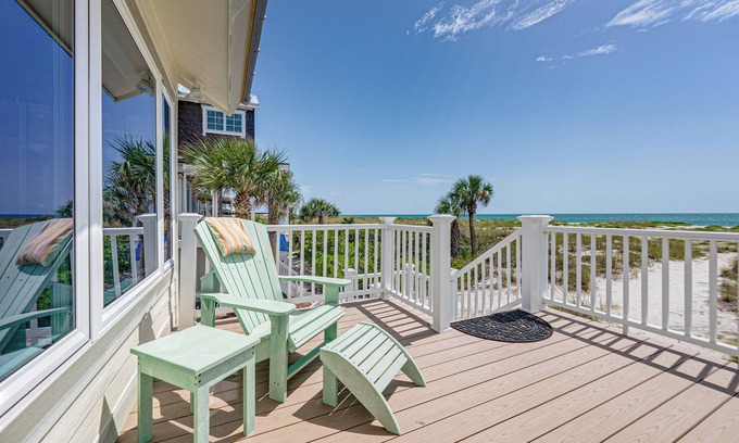 Boca Grande House | Woodwind Beach 10 - 3 bed/3 Bath - Beachfront - South End of Boca Grande - Elevator!