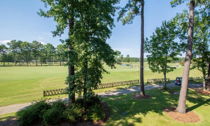 Carolina Forest Apartment | World Tour 202 Augusta by Palmetto Vacation Rentals