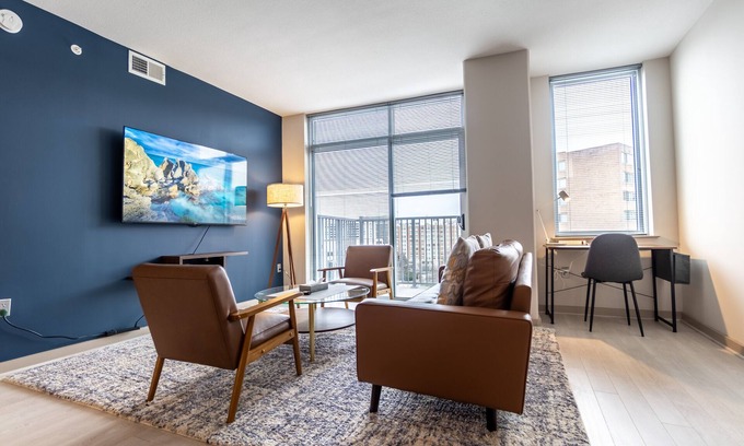 Aurora Highlands Apartment | Wow! 5 min to DC/Metro/Mall Stunning 2B King Bed Pool Gym