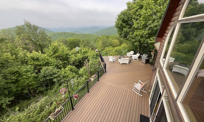 Todd Cabin | Wow! Mountain Views West Jefferson, Boone, Todd Cabin Rental
