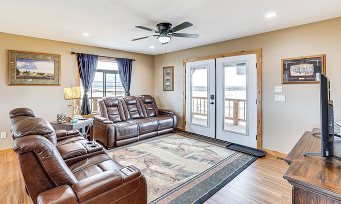 Fenn House | Wraparound Deck: Newly Built Home in Grangeville!