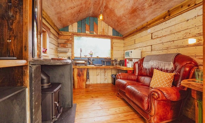 Whitland Apartment | Writing Shed Wales - alpacas, views, fireplace