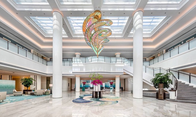 Siming Hotel | Xiamen International Seaside Hotel (hotel corridor leads to the stone exhibition hall)
