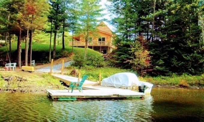 Severance Ski Chalet | Year-Round Adirondack Chalet on Paradox Lake Inlet, Constructed in 2004