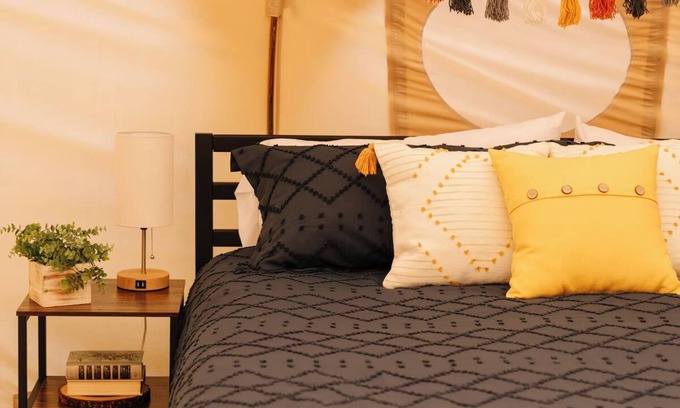 Island Park RV Rental | Yellowstone Luxury Family Bell Tent Sleeps 5