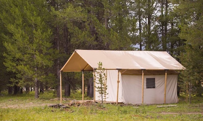 Island Park House | Yellowstone Luxury Safari Tent, sleeps 6 w/1 king